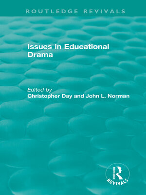 cover image of Issues in Educational Drama (1983)